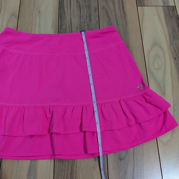 EUC! Lilly Pulitzer Luxletic Fern Skort Pink Grenadine Size XS - Picture 4 of 13